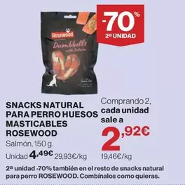 El Corte Inglés - Snacks Natural Para Perro Huesos Masticables Rosewood
