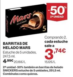 Mars - Barritas De Helado