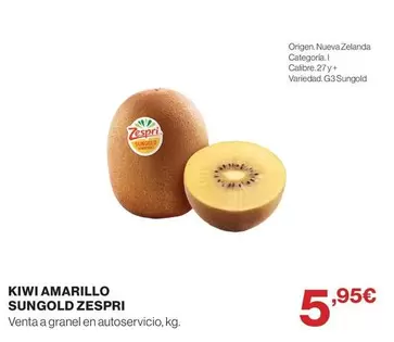 zespri - Kiwi Amarillo Sungold