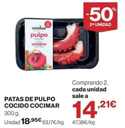 cocimar - Patas De Pulpo Cocido