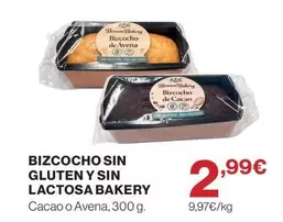Bizcocho Sin Gluten Y Sin Lactosa