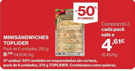 toplider - Minisandwiches