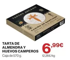 Santiago - Tarta De Almendra Y Huevos Camperos