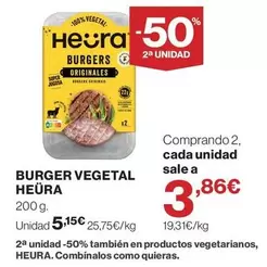 Heura - Burger Vegetal