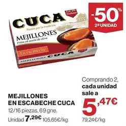 Cuca - Mejillones En Escabeche