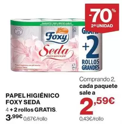 Foxy - Papel Higienico Seda