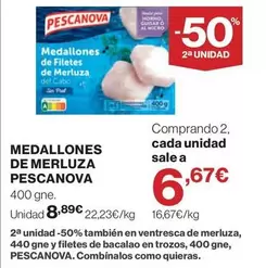 Pescanova - Medallones De Filetes De Merluza