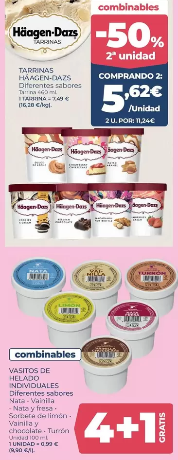 Häagen-Dazs - Vasitos De Helados Individuales
