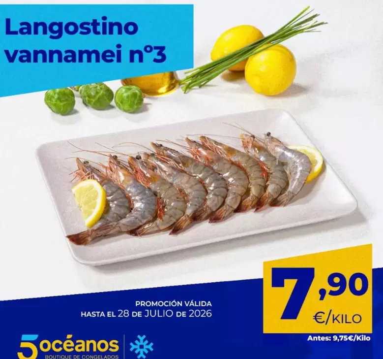 Langostino Vannamei N°3