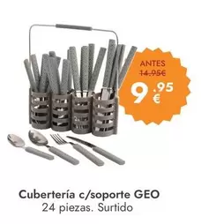 Cubertería C/ Soporte GEO
