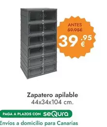 Zapatero Apilable