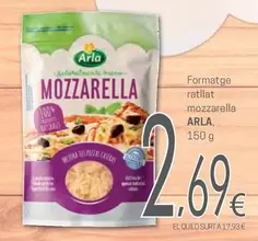 Arla - Formatge Ratllat Mozzarella