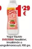 Sveltesse - Yogur Líquido Fresa&Kiwi, Lima&Limón O Choco&Marcauya