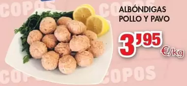 Albóndigas Pollo Y Pavo