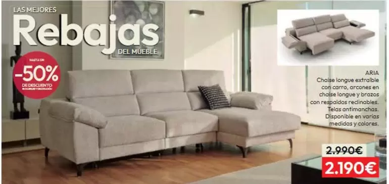 ARIA Chaise Longue De Madera