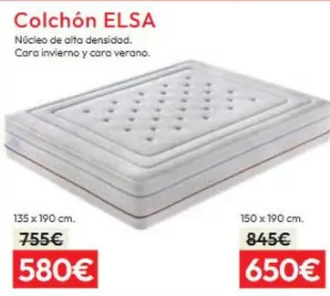 Elsa - Colchón Núcleo De Alta Densidad