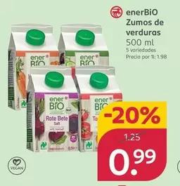 enerBIO - Zumos De Verduras