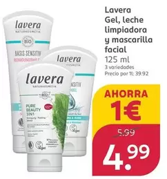 Lavera-  Gel, Leche Limpiadora Y Mascarilla Facial