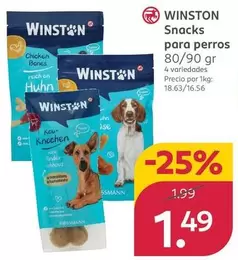 Winston - Snacks Para Perros