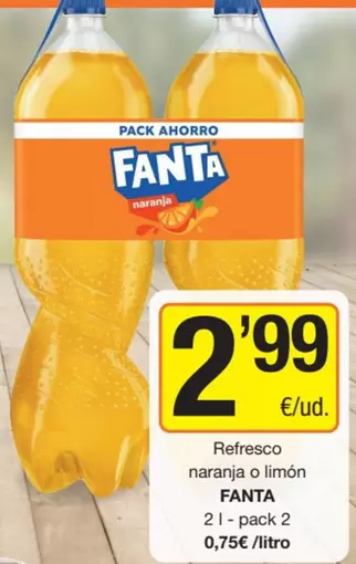 Fanta - Refresco Naranja O Limon