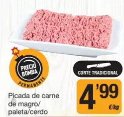 Picada De Carne De Magro/ Paleta/ Cerdo