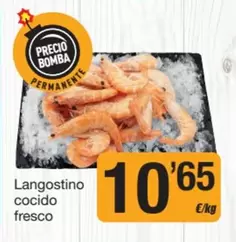 Langostino Cocido Fresco