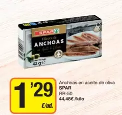 Spar - Anchoas En Aceite De Oliva