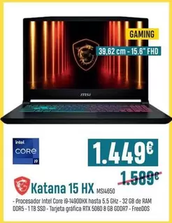 Msi - Katana 15 HX