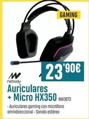 Netway - Auriculares + Micro HX350