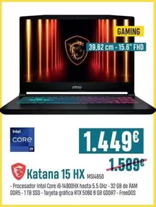 Msi - Katana 15 HX