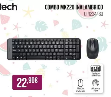 Logitech - Combo Inalambrico MK220