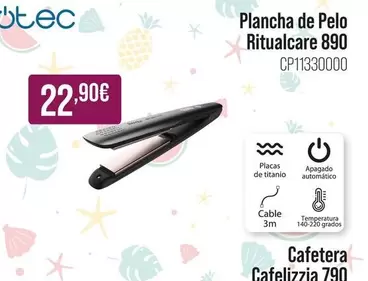 3m - Plancha De Pelo Ritualcare 890