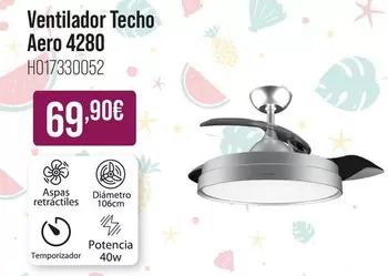 Cecotec - Ventilador Techo Aero