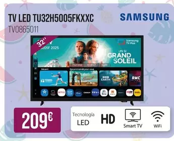 Samsung - Tv Led, HD, Smart TU32H5005FKXXC