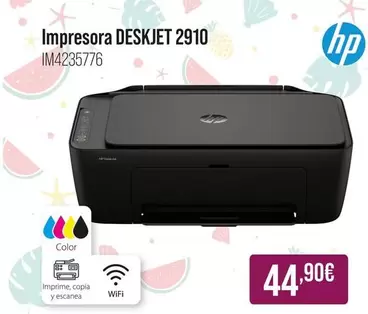 Hp - Impresora Deskjet 2910