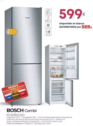 Bosch - Combi KGN36VLED