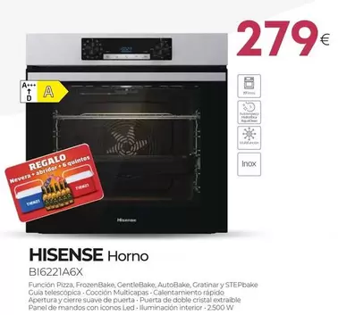 Hisense - Horno B16221AGX