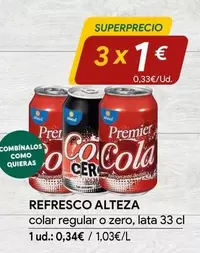Alteza - Refresco Colar Regular O Zero