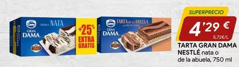 Nestlé - Tarta Gran Dama