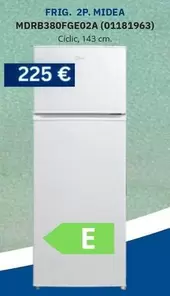 Midea - Frig. 2P. MDRB380FGE02A