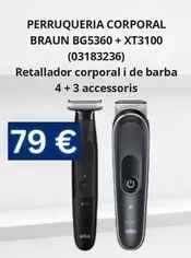 Braun - Perruqueria Corporal BG5360 + XT3100
