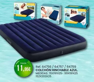 Intex - Colchón Hinchable Azul