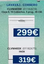 Corberó - Lavavaj CLVM403W