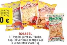 Rosabel - Pan De Gambas, Ruedas, Cortezas De Trigo O Cocktail Snack
