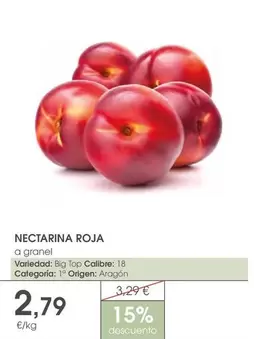 origen - Nectarina Roja