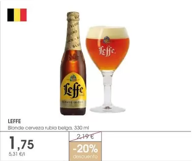 Leffe - Blonde Cerveza Rubia Belga