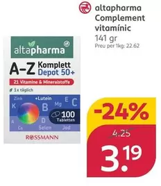 Altapharma - Complemento Vitamínico