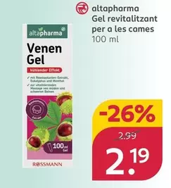Altapharma - Gel Revitalizante Para Piernas