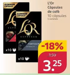 L'or - Capsulas De Cafe