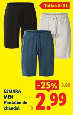 Esmara Men - Pantalón De Chandal